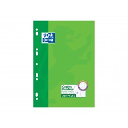 Copie double A4 perforée séyès étui de 200 pages