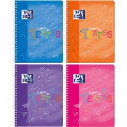 Cahier textes polypro spiralé 17x22 séyès 148 pages