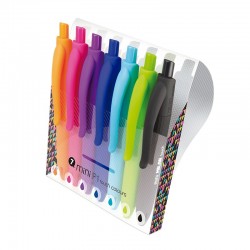 Stylo bille mini P1 Touch Colours pochette de 7