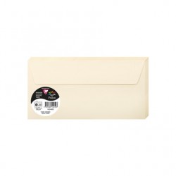 Enveloppe Pollen 110x220 120g ivoire paquet de 20
