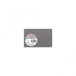 Carte Pollen 82x128mm 210g gris acier paquet de 25