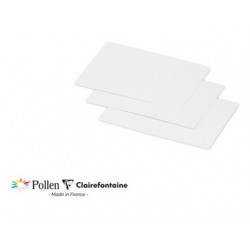 Carte Pollen 70x95mm 210g blanc paquet de 25
