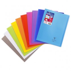 Cahier piqué polypro Koverbook 24x32 séyès 96 pages