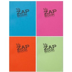 1/2 Zap Book encollé A6 80g recyclé 160 pages