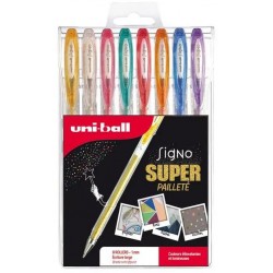 Roller Signo encre pailletée pochette de 8