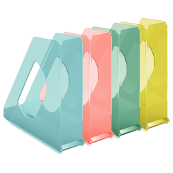 Porte-revues Colour'Ice transparent