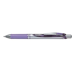 Roller encre gel rétractable Energel 0,7mm lilas
