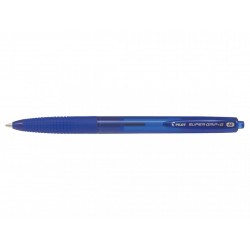 Stylo bille Supergrip-G rétractable moyen 1,0mm bleu