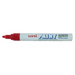 Marqueur huile pointe ogive moyenne 2,2-2,8mm rouge