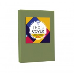Couverture grain cuir A4 270g vert empire paquet de 100
