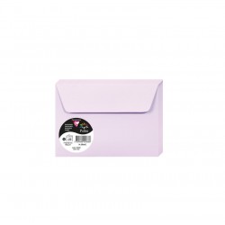 Enveloppe Pollen 114x162 120g lilas paquet de 20