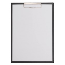 Porte-bloc A4 sans rabat noir