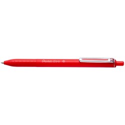 Stylo bille rétractable Izee 1mm rouge