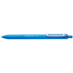Stylo bille rétractable Izee 1mm bleu ciel