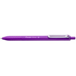 Stylo bille rétractable Izee 1mm violet