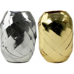 Bolduc métal brillant œuf 7mm x 10m