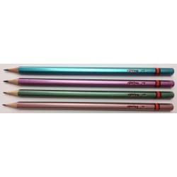 Crayon graphite bois métallisé HB