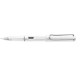 Stylo plume moyen Safari blanc