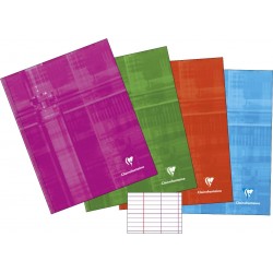 Brochure rembordée 17x22 séyès 192 pages