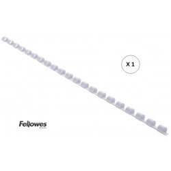 Reliure plastique 6 mm blanc