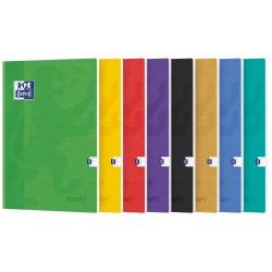 Cahier piqué couverture kraft 24x32 séyès 96 pages