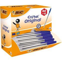 Cristal Original bleu pack de 90+10