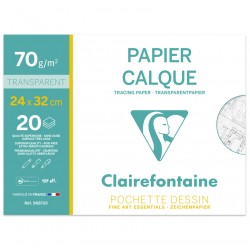 Calque 24x32 70/75g pochette de 20 feuilles