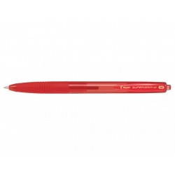 Stylo bille Supergrip-G rétractable moyen 1,0mm rouge