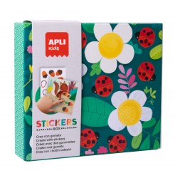 Jeu de gommettes Coccinelle