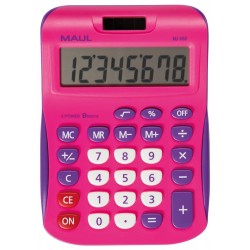 Calculatrice de bureau 8 chiffres MJ550 rose