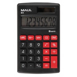 Calculatrice de poche 8 chiffres M8 noir