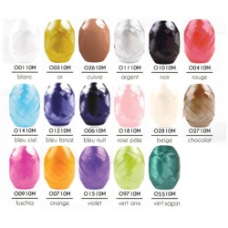 Bolduc satiné 7mm œuf 10m