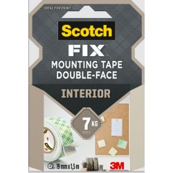 Mousse adhésive double face 19mm x 1.5m