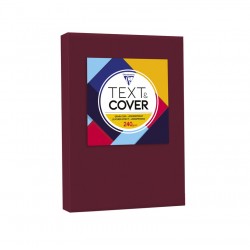 Couverture grain cuir A4 240g bourgogne paquet de 100