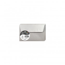Enveloppe Pollen 90x140 120g argent paquet de 20