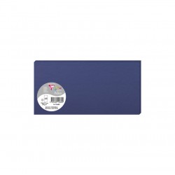 Carte Pollen 106x213mm 210g bleu nuit paquet de 25