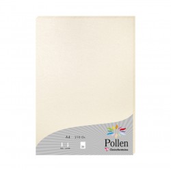 Papier Pollen A4 210g ivoire irisé paquet de 25