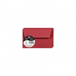 Enveloppe Pollen 90x140 120g rouge groseille paquet de 20