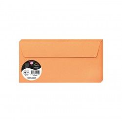 Enveloppe Pollen 110x220 120g clémentine paquet de 20