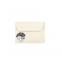 Enveloppe Pollen 114x162 120g ivoire irisé paquet de 20