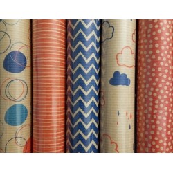 Papier cadeau kraft 60g Adventura 0,70x2m