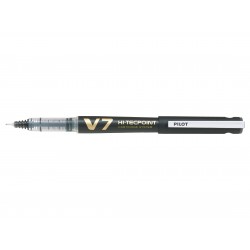 V7 Hi-Tecpoint rechargeable 0,7mm noir