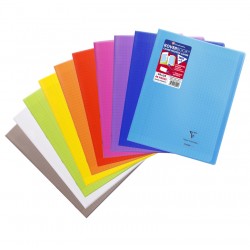 Cahier piqué polypro Koverbook 24x32 séyès 48 pages