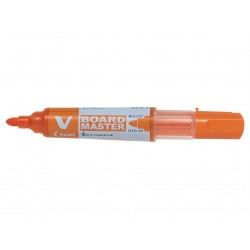 Marqueur tableau blanc V-Board Master rechargeable ogive moyen orange