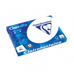 Papier Clairalfa A3 80g blanc ramette de 500 feuilles