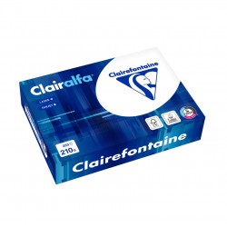 Papier Clairalfa A4 210g blanc ramette de 250 feuilles