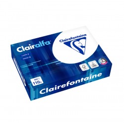 Papier Clairalfa A4 110g blanc ramette de 500 feuilles