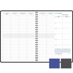 Agenda Consultations W carte reliure Wire-O