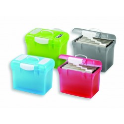 Valisette Class'n go polypro + 5 dossiers suspendus + cavaliers et étiquettes