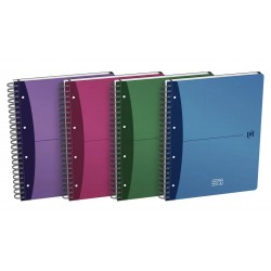 European book A4+ spiralé couverture polypro 5/5 240 pages
